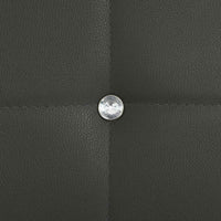 vidaXL Cadeiras de jantar 2 pcs couro artificial cinzento