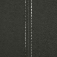 vidaXL Cadeiras de jantar cantilever 2 pcs couro artificial cinzento