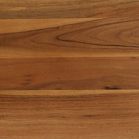 vidaXL Mesa de jantar madeira de acácia maciça e aço 75x75x76 cm