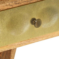 vidaXL Mesa de centro madeira de mangueira maciça 90x50x40 cm