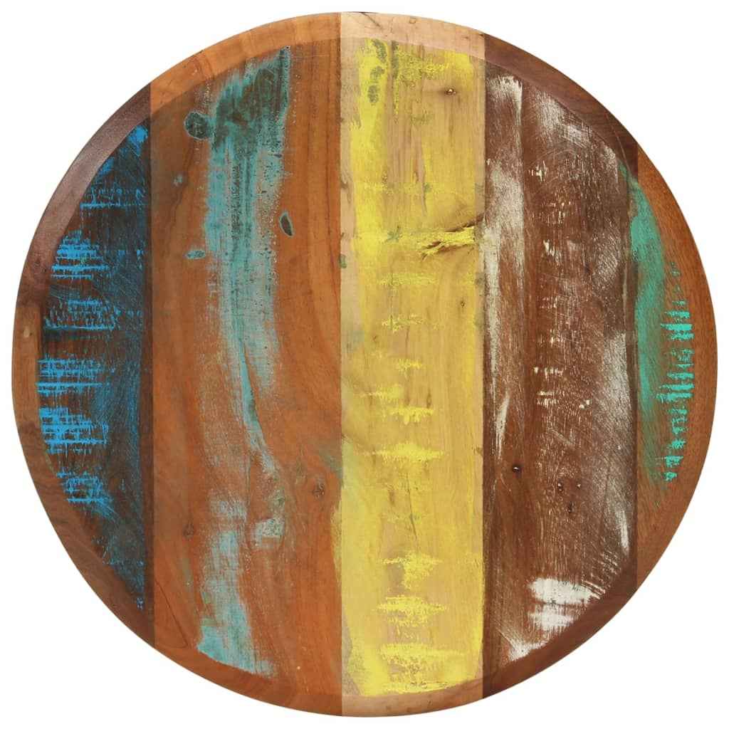 vidaXL Bancos de bar 2 pcs madeira recuperada maciça