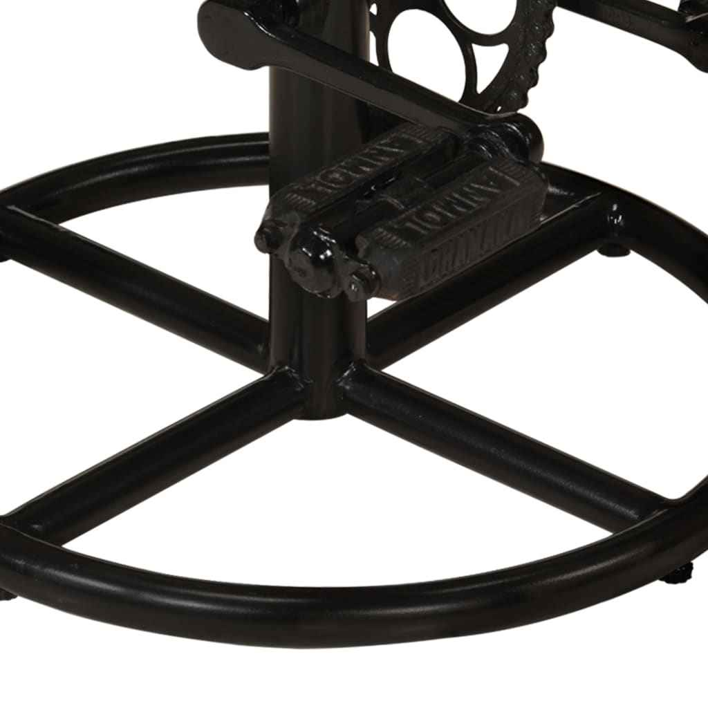 vidaXL Bancos de bar 2 pcs madeira recuperada maciça