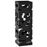 Suporte guarda-chuvas/de armazenamento quadrado branco aço 48,5 cm