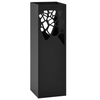 Suporte guarda-chuvas/de armazenamento quadrado branco aço 48,5 cm