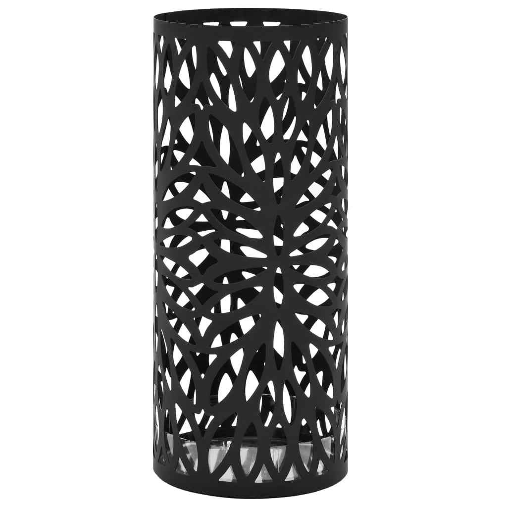Suporte guarda-chuvas/de armazenamento quadrado branco aço 48,5 cm