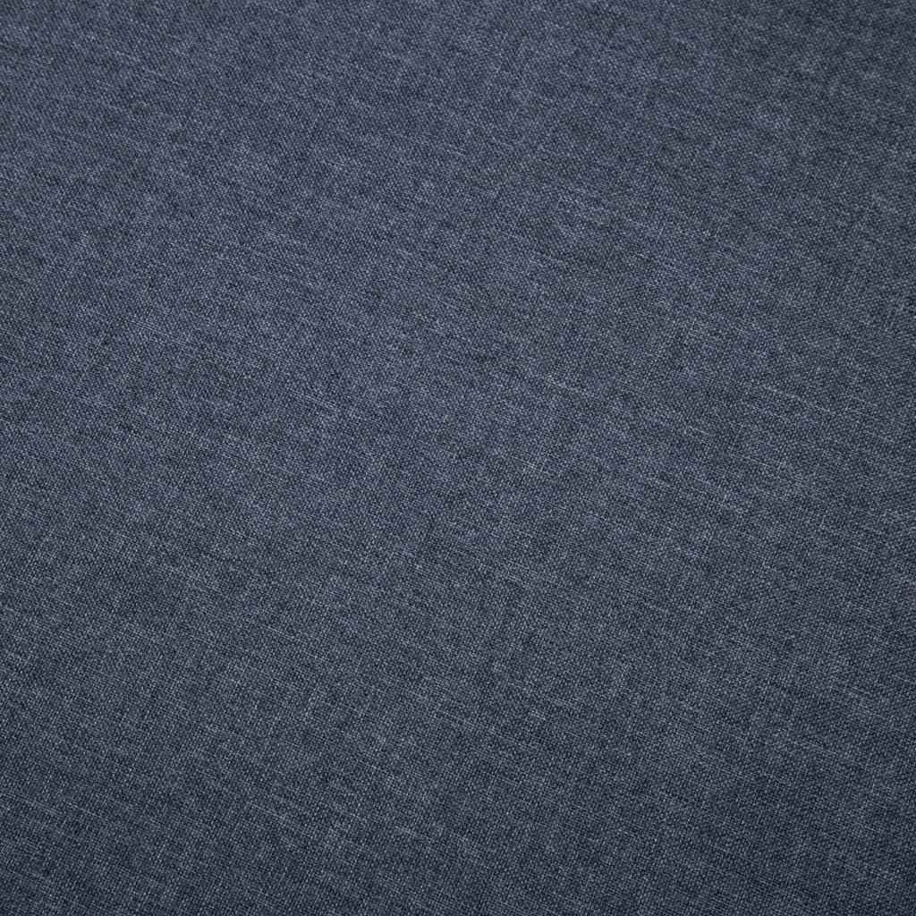vidaXL Sofá em tecido c/ forma de L 186x136x79 cm cinzento escuro