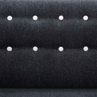 vidaXL Sofá em tecido c/ forma de L 171,5x138x81,5 cm cinzento escuro
