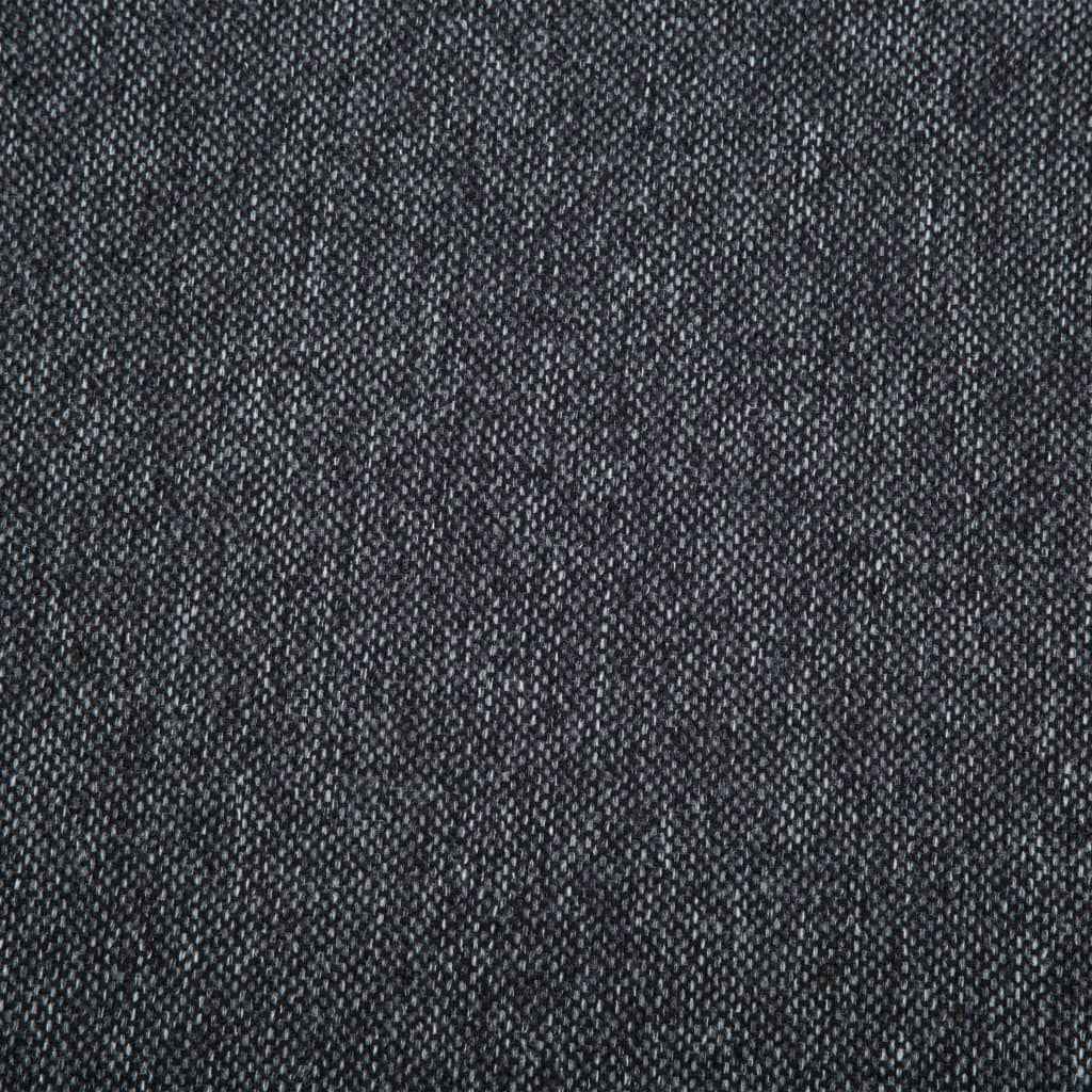 vidaXL Sofá em tecido c/ forma de L 171,5x138x81,5 cm cinzento escuro