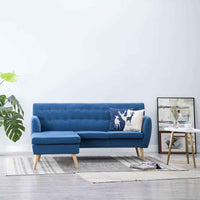 vidaXL Sofá em tecido c/ forma de L 171,5x138x81,5 cm cinzento escuro