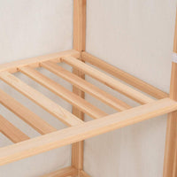 vidaXL Roupeiro/guarda-roupa 3 prateleiras 79x40x170 cm