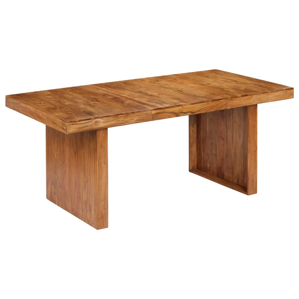 vidaXL Mesa de jantar 180x90x75 cm madeira de acácia maciça