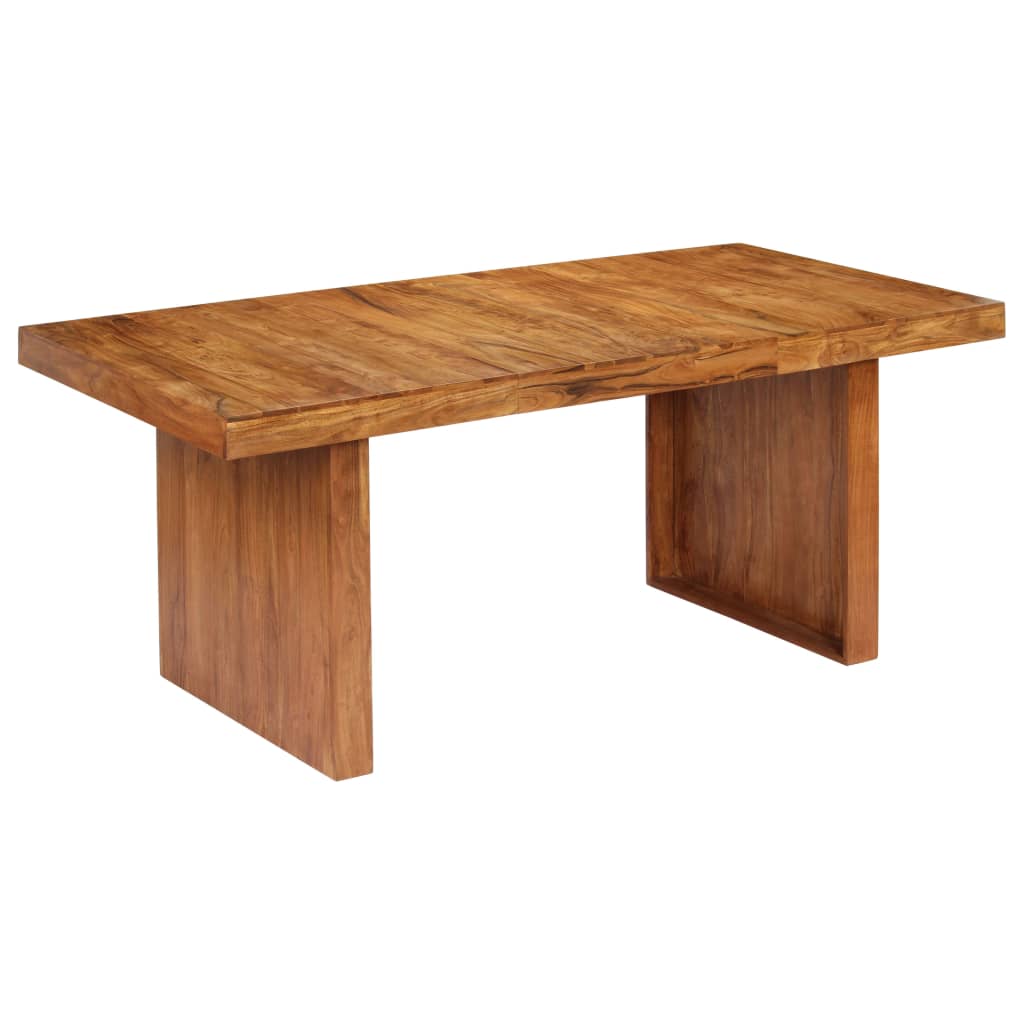 vidaXL Mesa de jantar 180x90x75 cm madeira de acácia maciça