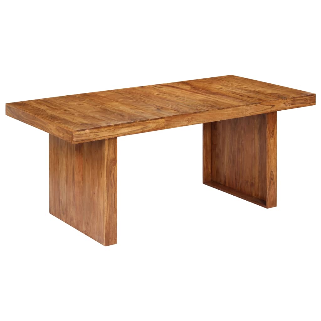 vidaXL Mesa de jantar 180x90x75 cm madeira de acácia maciça