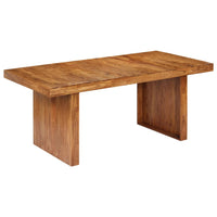 vidaXL Mesa de jantar 180x90x75 cm madeira de acácia maciça