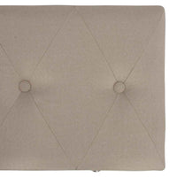 vidaXL Bancos de arrumação 3 pcs tecido bege