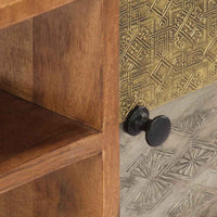 vidaXL Móvel de TV 140x30x40 cm madeira de acácia maciça