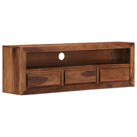 vidaXL Móvel de TV 120x30x40 cm madeira acácia maciça
