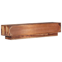 vidaXL Móvel de TV 145x30x30 cm madeira maciça