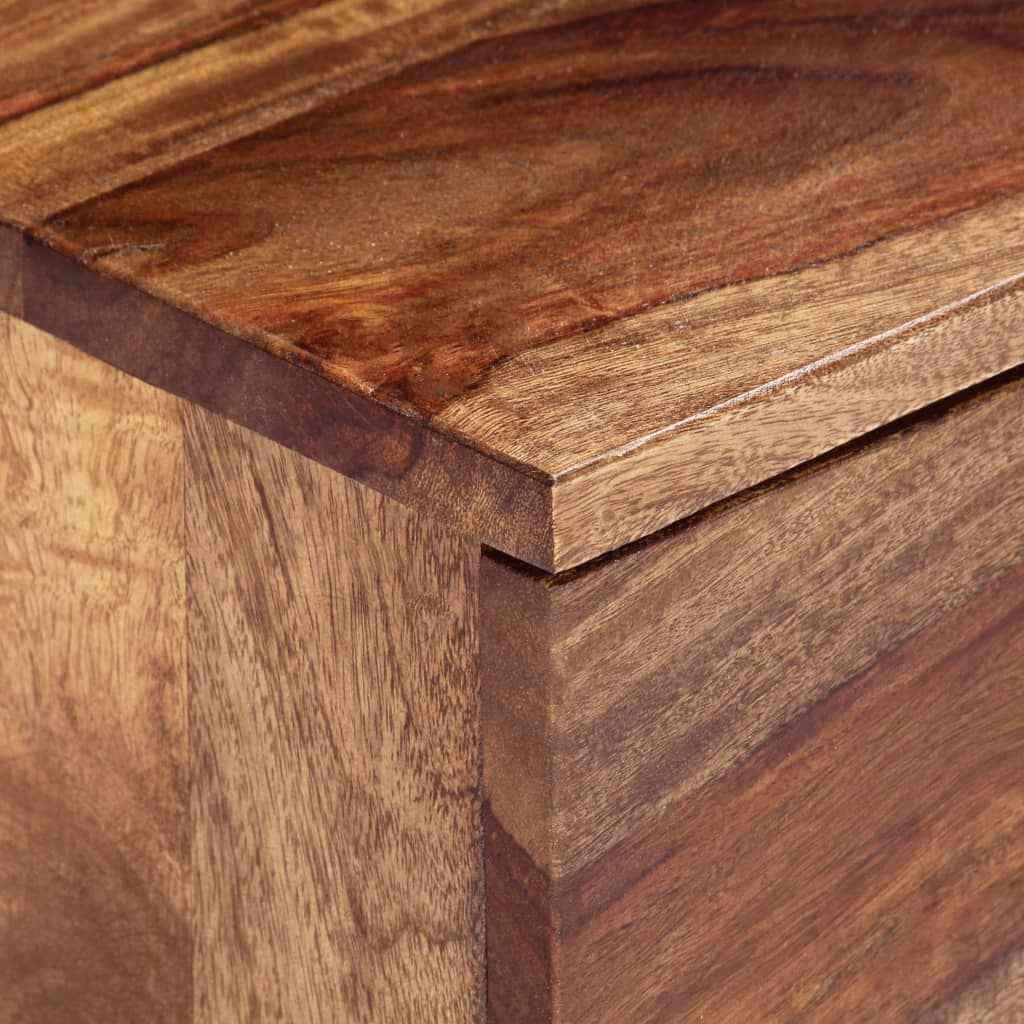 vidaXL Móvel de TV 145x30x30 cm madeira maciça