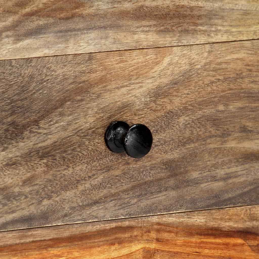 vidaXL Mesa consola de parede 100x25x20 cm madeira de acácia maciça