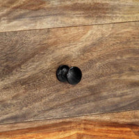 vidaXL Mesa consola de parede 100x25x20 cm madeira de acácia maciça