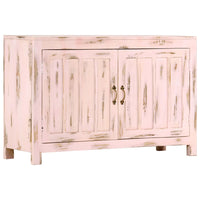 vidaXL Aparador 110x35x70 cm madeira de mangueira maciça azul-claro