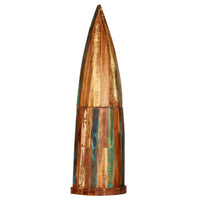 vidaXL Garrafeira 50x40x180 cm madeira recuperada maciça