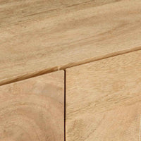 vidaXL Móvel de TV em madeira de mangueira maciça 145x30x41 cm