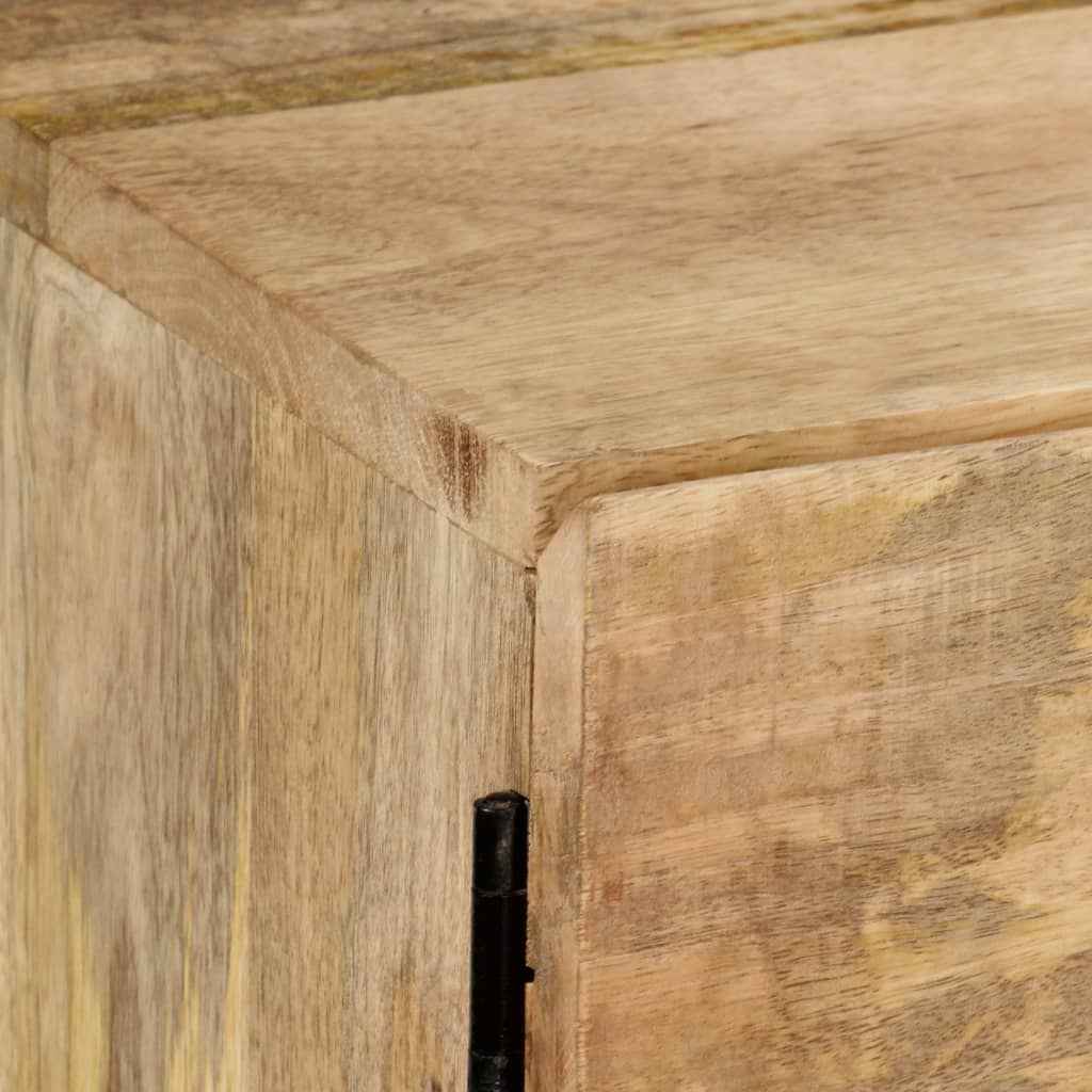 vidaXL Móvel de TV em madeira de mangueira maciça 145x30x41 cm