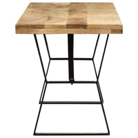 vidaXL Banco 110 cm madeira de mangueira maciça