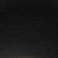 vidaXL Poltrona com apoio de pés couro artificial preto