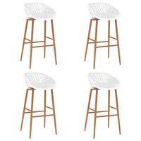 vidaXL Cadeiras de bar 2 pcs preto