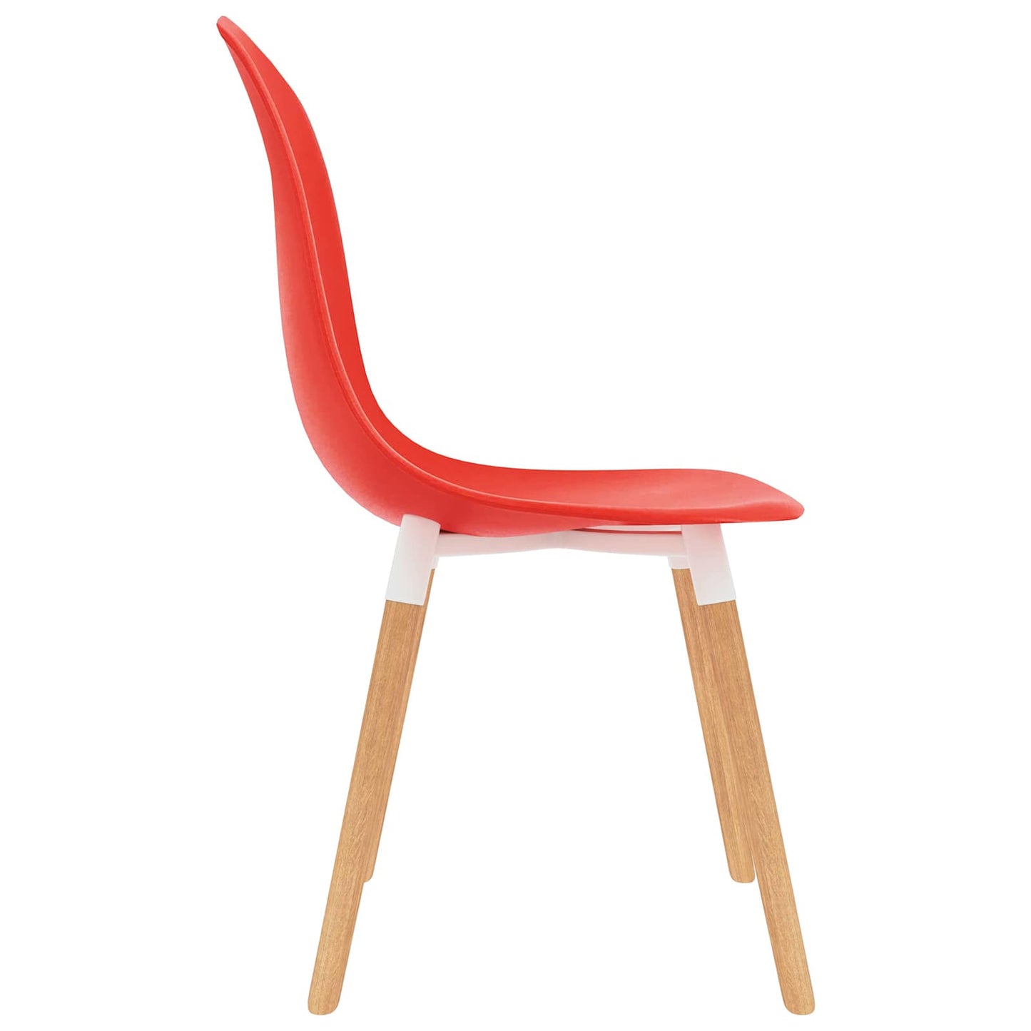 vidaXL Cadeiras de Jantar 6 pcs Vermelho 47 x 50,5 x 83 cm