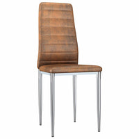 vidaXL Cadeiras de Jantar 2 pcs Castanho 41,5 x 48 x 99 cm