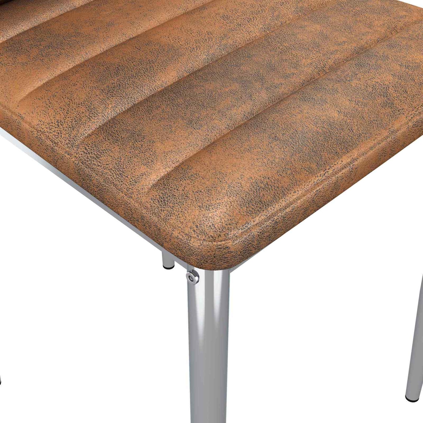 vidaXL Cadeiras de Jantar 2 pcs Castanho 41,5 x 48 x 99 cm