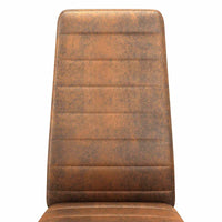 vidaXL Cadeiras de Jantar 2 pcs Castanho 41,5 x 48 x 99 cm