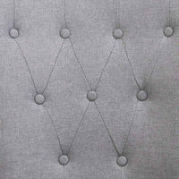 vidaXL Cadeira de jantar com apoio de braços tecido cinzento-claro