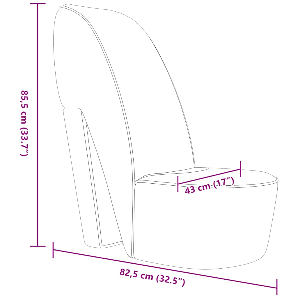 vidaXL Cadeira estilo sapato de salto alto couro artificial vermelho