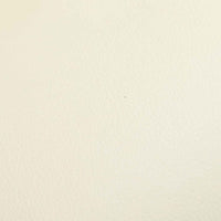 vidaXL Cadeira massagens + apoio pés couro artificial branco nata