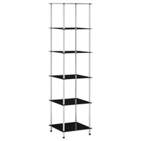 vidaXL Estante 3 prateleiras 40x40x67 cm vidro temperado transparente