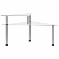 vidaXL Estante de cozinha 49,5x35x19 cm vidro temperado transparente