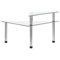 vidaXL Estante de cozinha 49,5x35x19 cm vidro temperado transparente