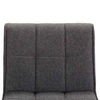 vidaXL Bancos de bar 2 pcs tecido cinzento-acastanhado