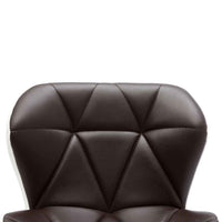 vidaXL Bancos de bar 2 pcs couro artificial castanho