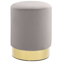 vidaXL Banco 28 x 36 cm veludo verde-escuro e dourado