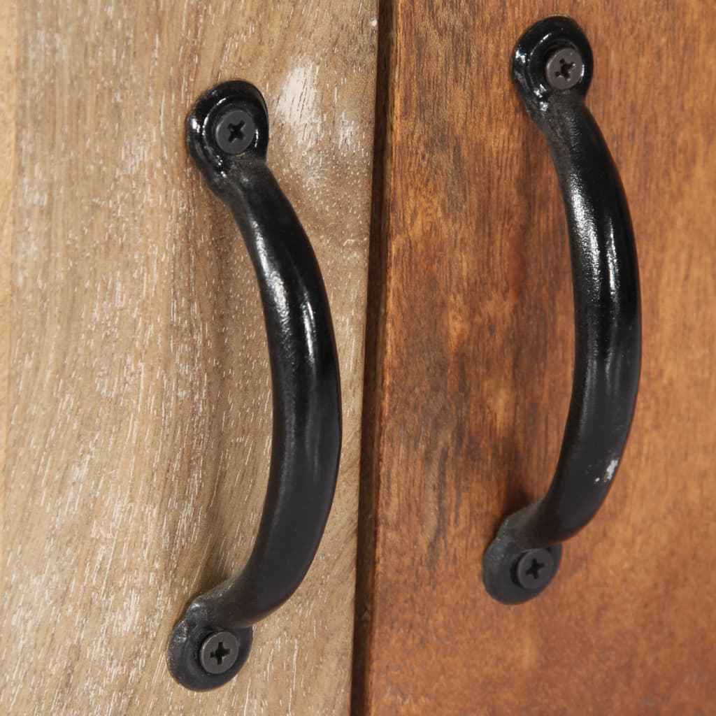 vidaXL Aparador 60x30x75 cm madeira de mangueira maciça