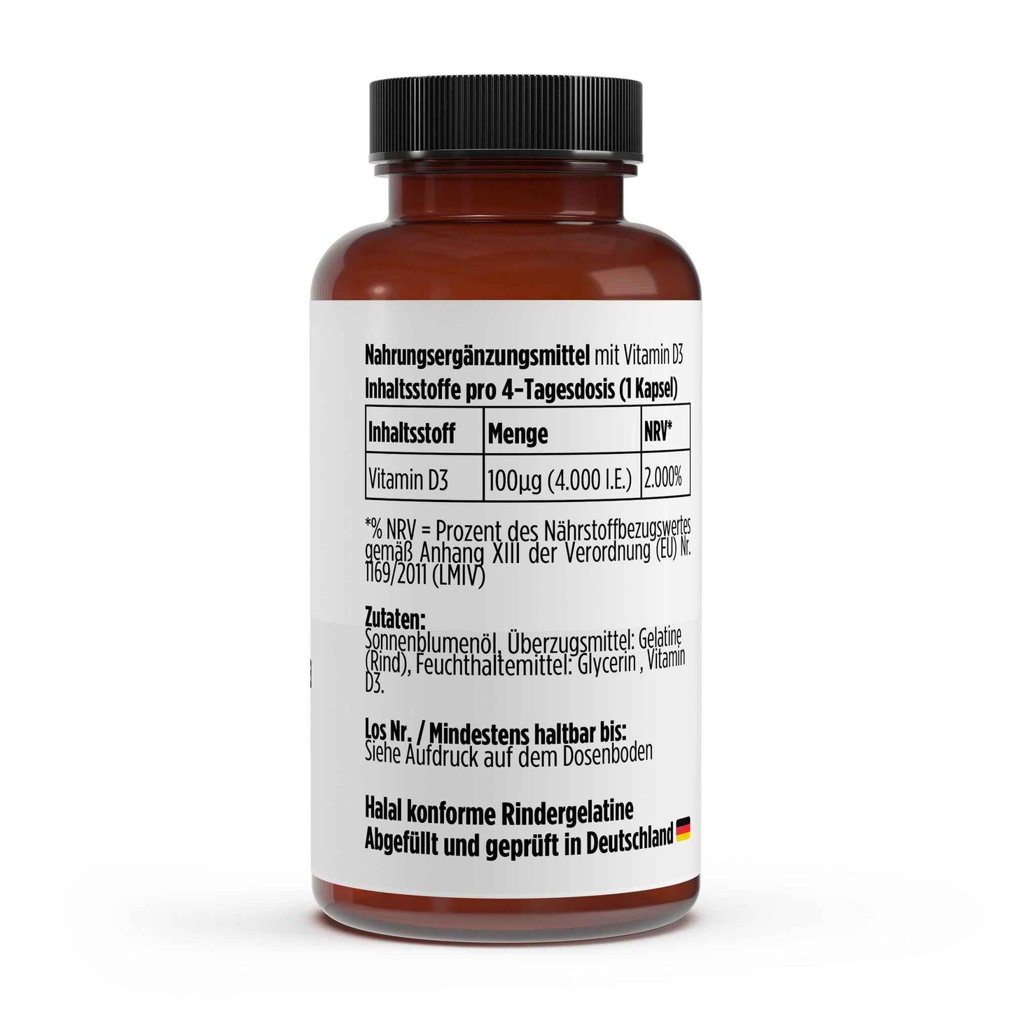 Vitamin D3 4.000 IE - 180 Softgels