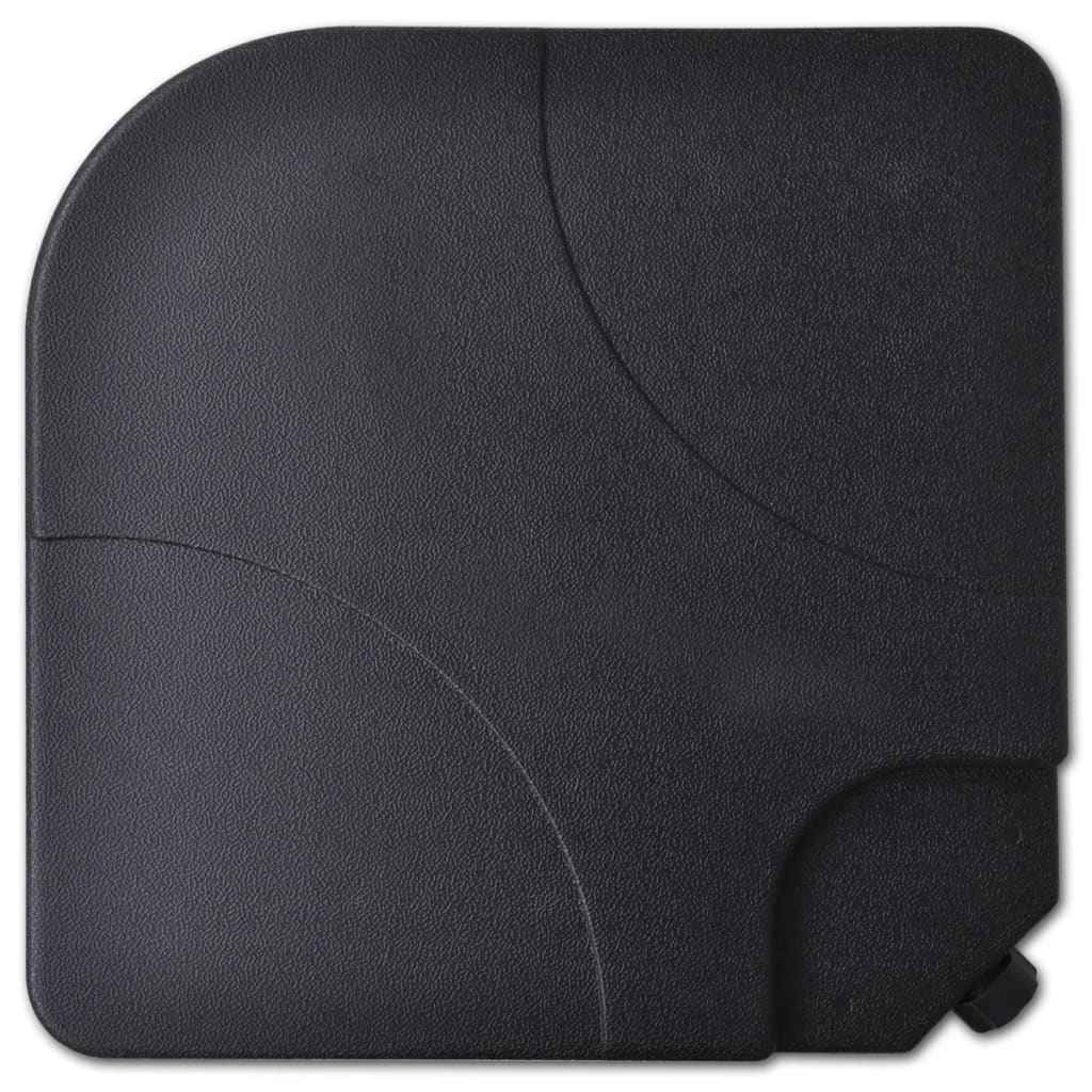 vidaXL Guarda-sol de jardim em alumínio com base portátil verde