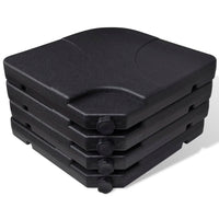 vidaXL Guarda-sol de jardim em alumínio com base portátil verde