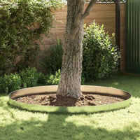 vidaXL Conjunto 5 painéis vedação relvado 100 x 14 cm aço galvanizado